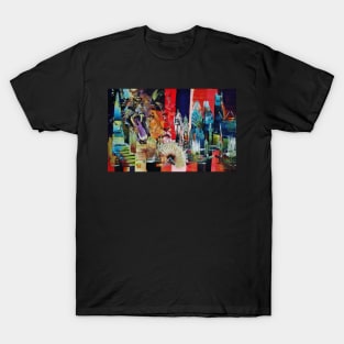 London City Skyline Barbary Lion T-Shirt